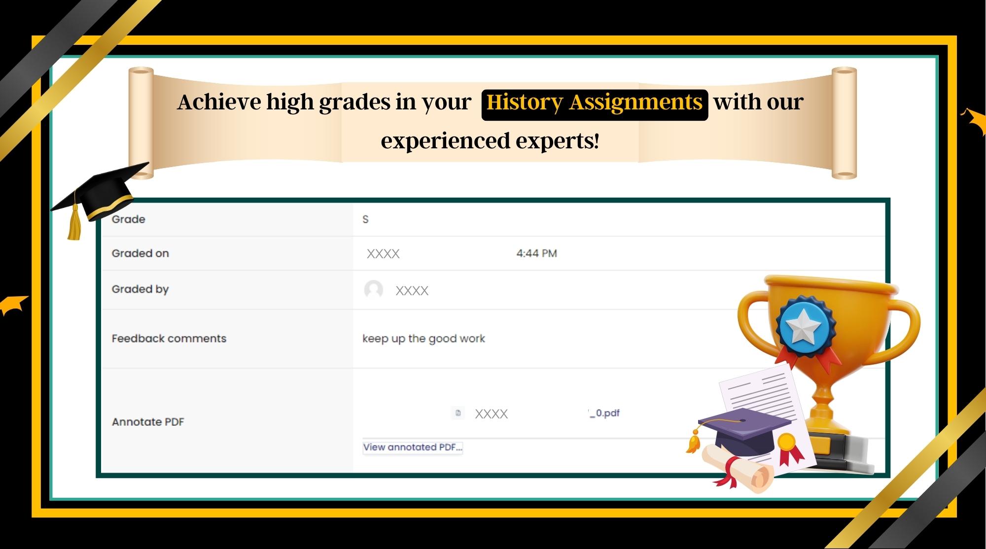 History Assignment Help by BEWS - Score 100% Good Grades
