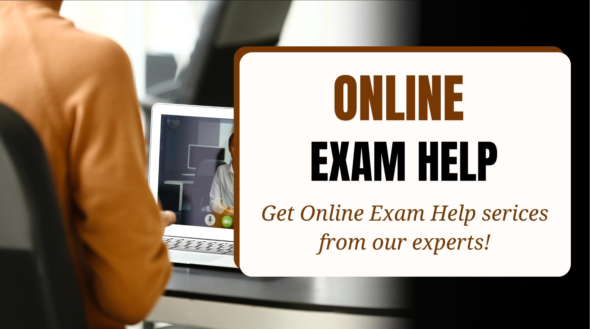 Online Exam Help - Get Experts Help at BEWS